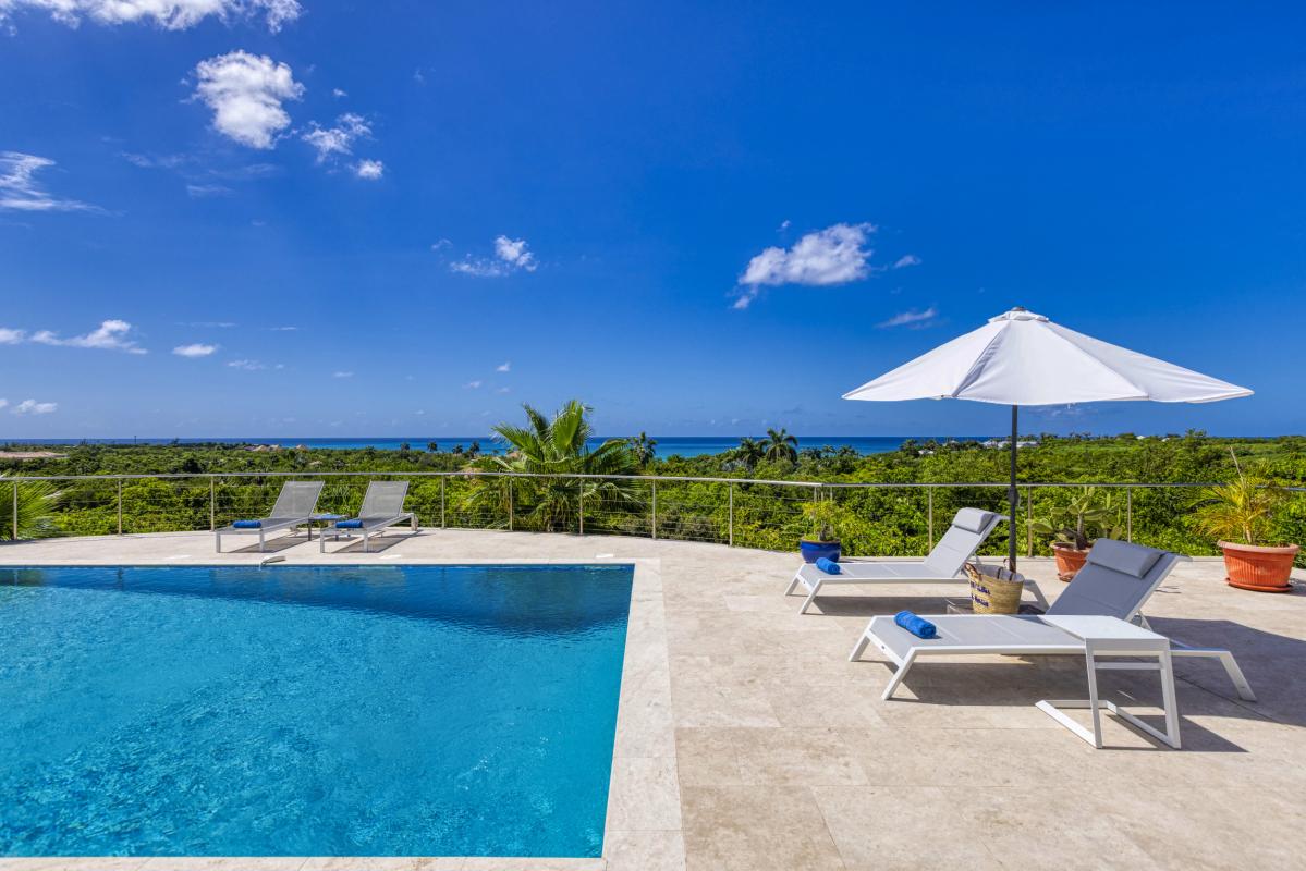 5.Location villa Oceane Terres Basses Saint Martin - Vue mer